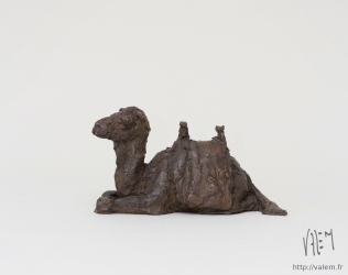 Sur le d&eacute;part - Terre cuite - 9 x 20 x 11 cm