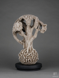 Charbre - Terre cuite - 47 x 33 x 20 cm